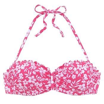 Vivance Bügel-Bandeau-Bikini-Top Leni, mit gelaserter Wellenkante