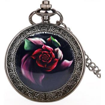 Steampunk Blumen Taschenuhr