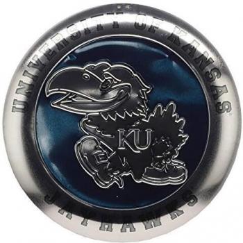 Kansas Jayhawk Embossed Metal Button from OpenRoad