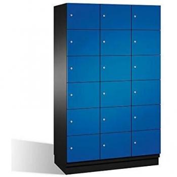 C&P 18‑Section Steel Door Locker – Width 1