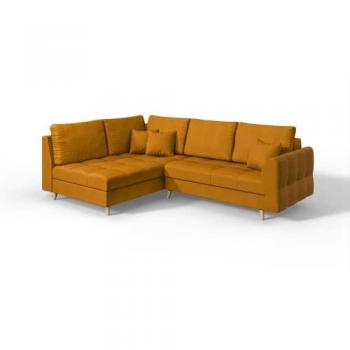 S-Style Möbel Ecksofa Cuba mit Ottomane wahlweise links oder rechts