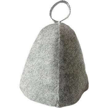 Gorro de lana y fieltro anticalor para sauna