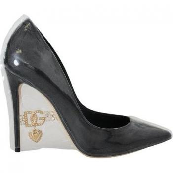 Dolce & Gabbana Premium Handmade Black Leather Office Shoes – Size 7