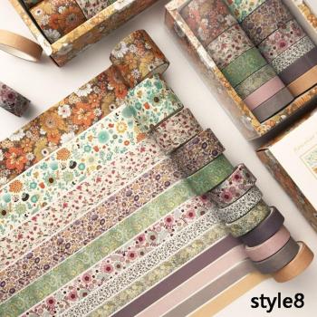12 rouleaux de ruban Washi pour scrapbooking