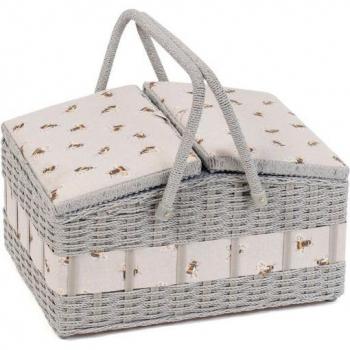 BeeNest Twin-Lid Fabric Organizer