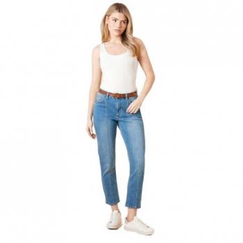 Slim Seam Detail Jean – Dorothy Perkins, Mid Wash, 8