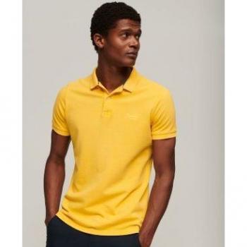 Polo Superdry Destroyé Homme Jaune 2XL