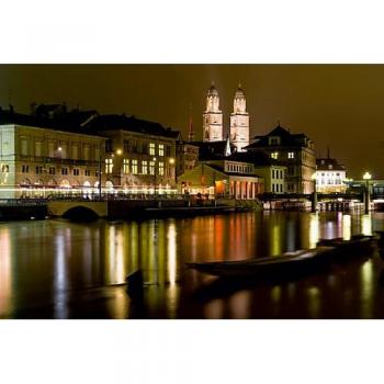 CALVENDO Enrico Caccia: Nachtaufzug in Zürich