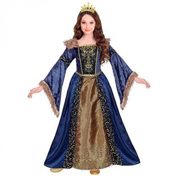 Costume da Regina Medievale con Pelo