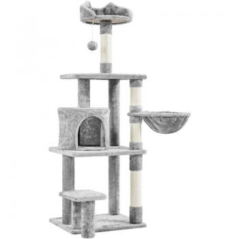 Arbre à Chat avec Panier et Plateforme 145 cm