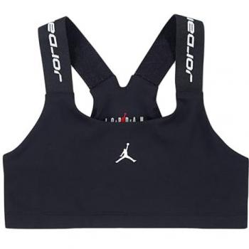 Reggiseno Sportivo Jordan Ragazza Dri‑Fit Nero-Bianco