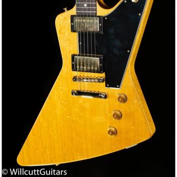 1958 Gibson Korina Explorer Reissue – Natural with Black Pickguard