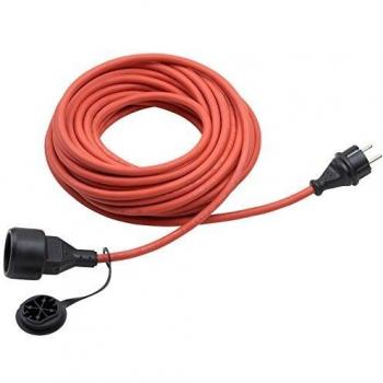 Rallonge électrique 10 m rouge IP44 pour extérieur