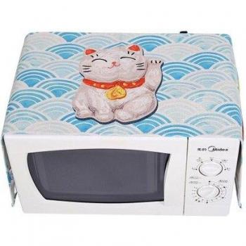Housse de rangement pour four électrique, tissu motif japonais