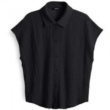 Opus Top Mini-Mouwen Casual Shirt