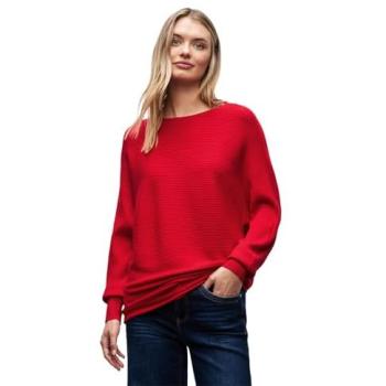 Damen Rundhalspullover STREET ONE, Gr. 42, aus Viskose