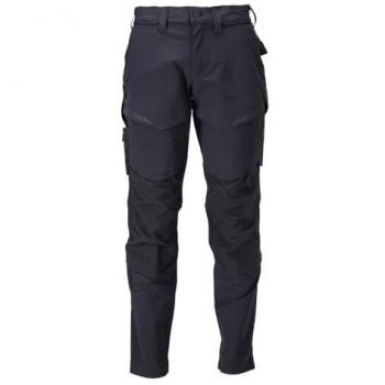 Custom Navy Joggers with Integrated Knee Pads L32/38.5