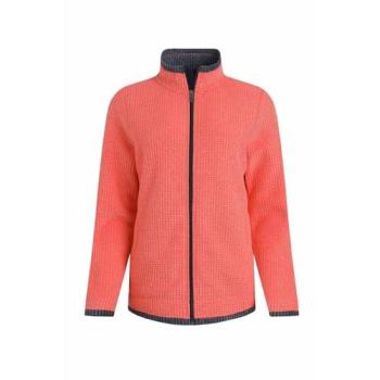 Full‑Zip Coral Fleece for Women – Ariana Model, Size 22
