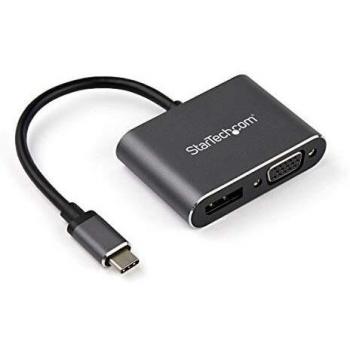 Adaptador USB-C a DisplayPort y VGA 4K 60Hz HDR