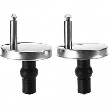 Pack Double Charnière Toilette – Vis Supérieures + Conduits Caoutchouc