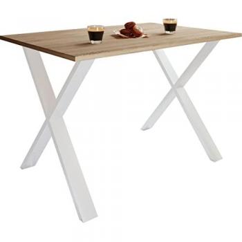 Mesa de Comedor de Madera VCM en Blanco