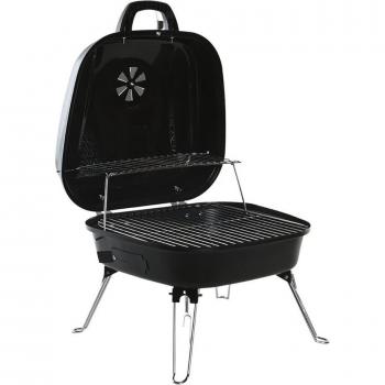 DKD Barbecue Accès Électrique – Acier Aluminium – 44,5 × 42 × 34 cm