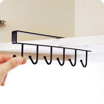 Versatile 6 Hook Bathroom Rack