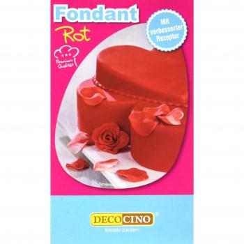 Fondant für Kuchen – Rot – 250 g