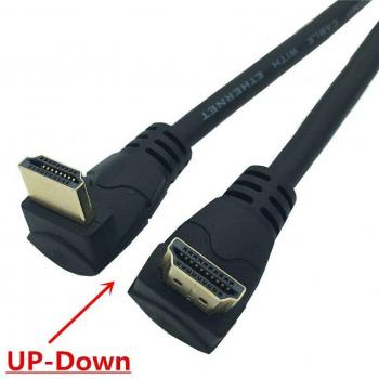 90 Degree HDMI Cord for XBOX, HDTV, DVD