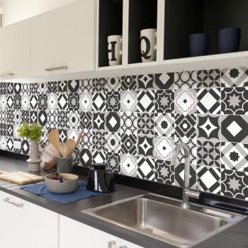 Carreau de ciment Azulejos Sonorita stickers – 30 pièces