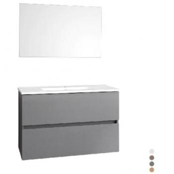 Meuble de Salle de Bain Frêne Foncé 80 x 52 cm