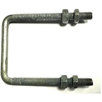 M12 × 50 mm C‑Bolt – 122 × 175 mm Internal Hole, Galvanized