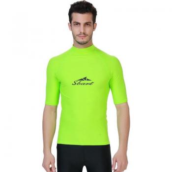 SBART Men's Surfing Rash Guard T-Shirt