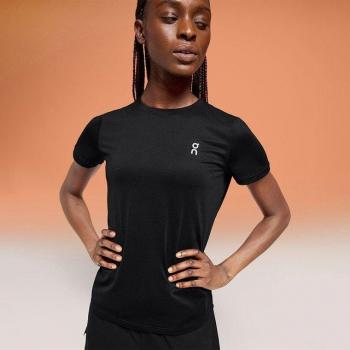 On T-shirt Funzionale Nero/Bianco Donna