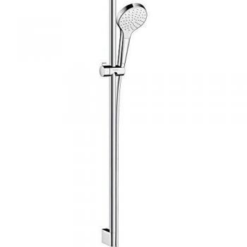 Hansgrohe Croma Select S Brauseset 1jet mit Brausestange 90 cm, 26574400, weiß/chrom