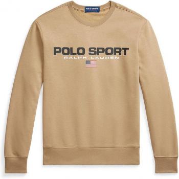 Sudadera Fleece Ralph Lauren Sport XL en Marrón Beige