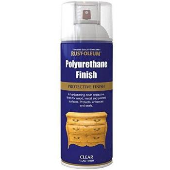 Rust-Oleum 400ml Polyurethane Clear Finish Spray
