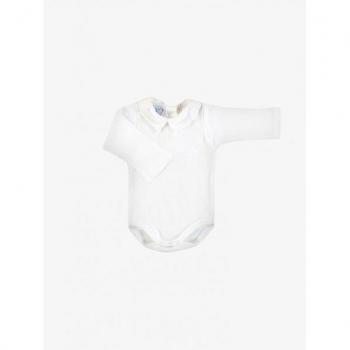 Pack de 2 Bodys Bebé BABIDÚ Cuello Polo Algodón