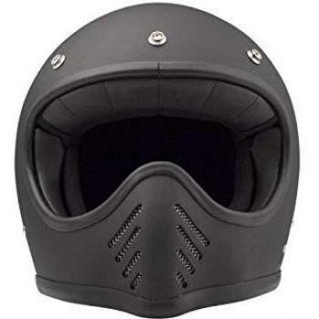 DMD 75mm XXL Mattschwarz Motorradhelm