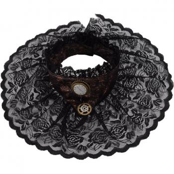 Retro Victorian Detachable Jabot Neck Tie