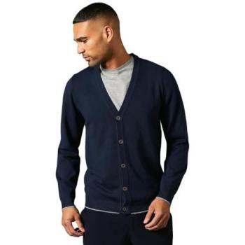 X‑Large Burton Navy Fine Gauge Cardigan