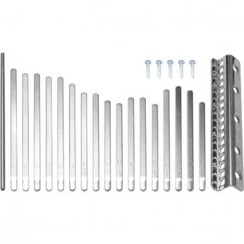 Kalimba à doigts de poche 17 touches avec étui