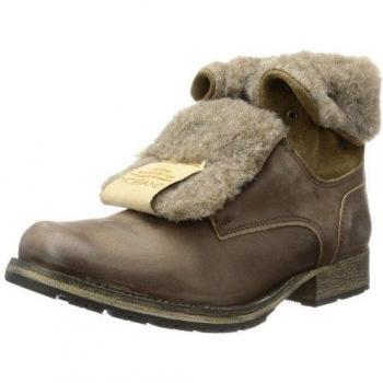 Botas militares Nobrand St. Louis, talla 36, marrón