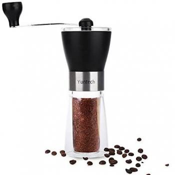 Outdoor Coffee Mill – Handheld, Adjustable Coarse/Fine Ceramics