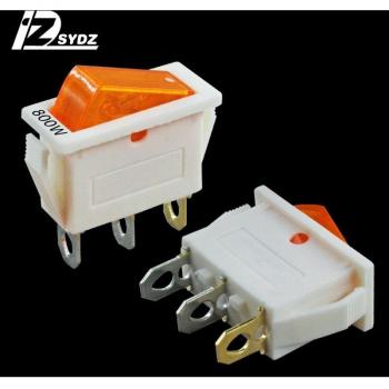 Interrupteur à Bouton Blanc KCD3 800W
