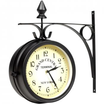 Horloge murale design double face 20 cm