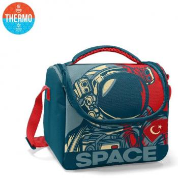 Red Planet Explorer Heat‑Seal Lunch Box – Coral Series
