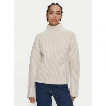 Calvin Klein Lammwollpullover mit Stehkragen für Frauen