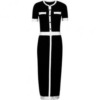 Vestido de Malha Longo Karl Lagerfeld para Mulheres