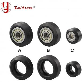 10Pcs CNC POM Idler Pulley Wheels with 625zz MR105zz for V-Slot
